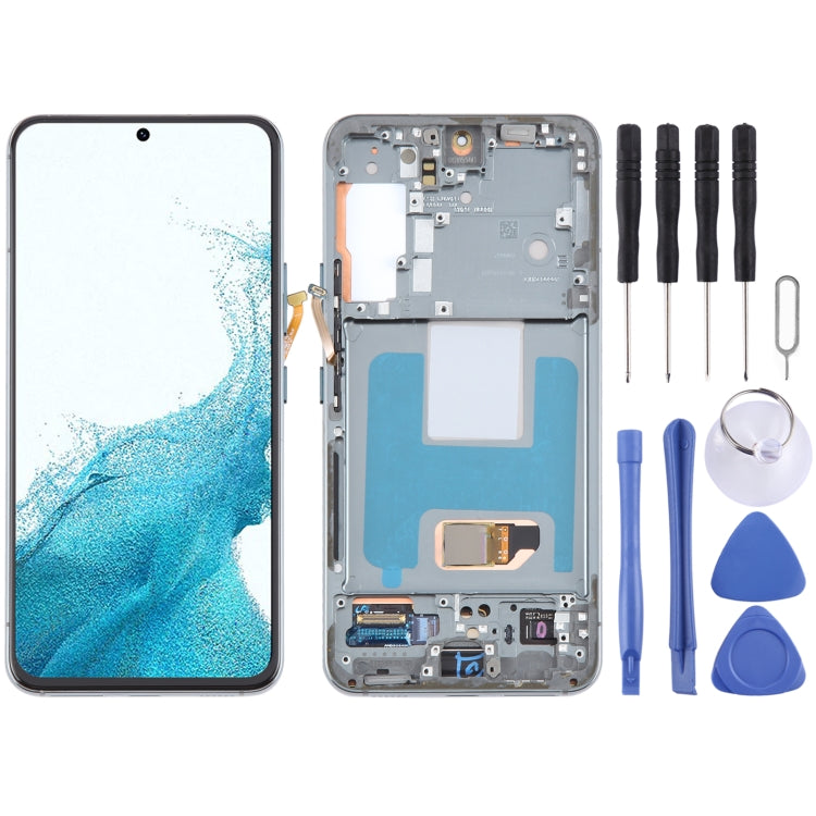 For Samsung Galaxy S22 5G SM-S901B Original LCD Screen Digitizer Full Assembly with Frame, For Samsung Galaxy S22 5G EU Version(Original)