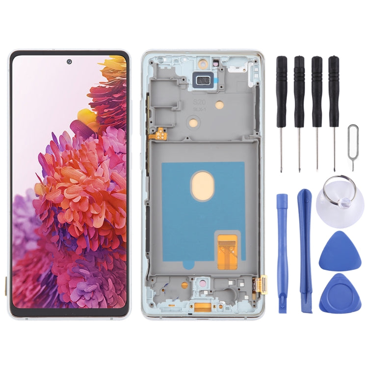 Écran LCD OLED complet avec châssis pour Samsung Galaxy S20 FE SM-G780F (6,43 pouces)
