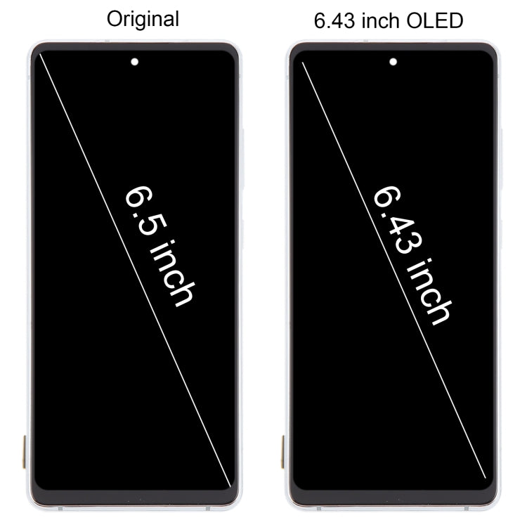 For Samsung Galaxy S20 FE SM-G780F 6.43 inch OLED LCD Screen Digitizer Full Assembly with Frame