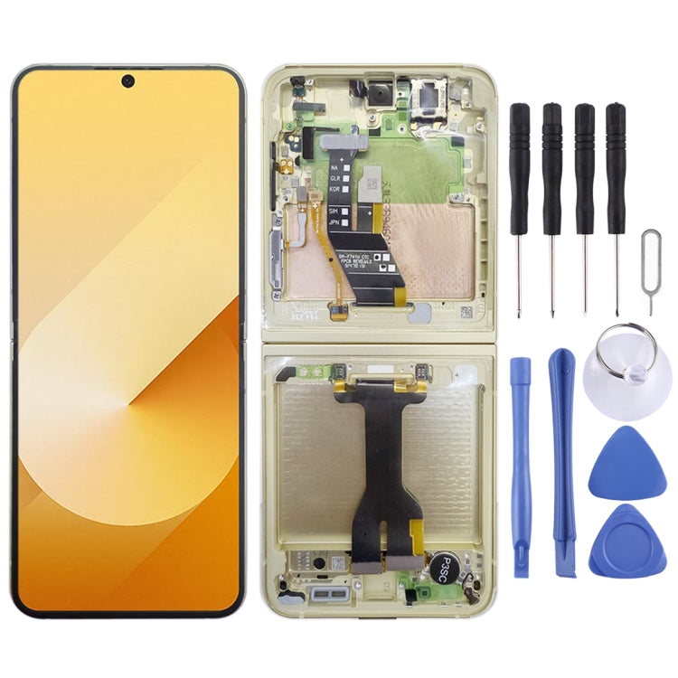 Écran LCD d'origine complet avec châssis pour Samsung Galaxy Z Flip6 SM-F741B (Original)