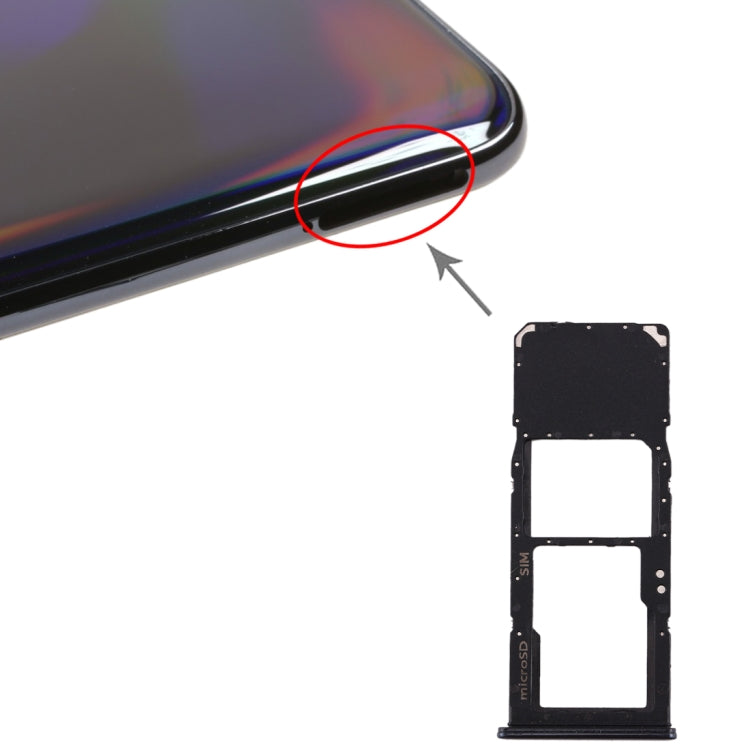 Tiroir pour carte SIM et Micro SD pour Galaxy A70, pour Samsung Galaxy A70 (simple), pour Samsung Galaxy A70 (simple), pour Galaxy A70 (simple)
