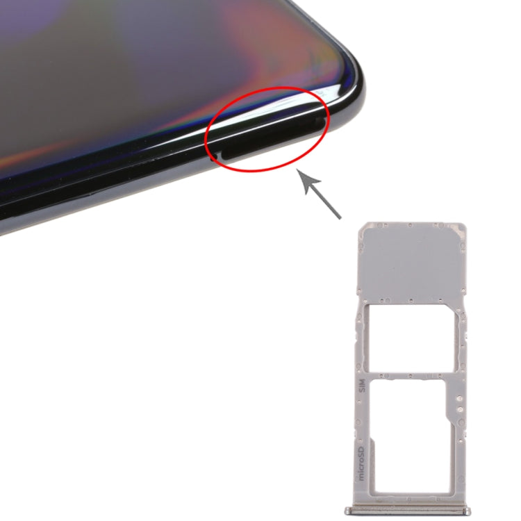 Tiroir pour carte SIM et Micro SD pour Galaxy A70, pour Samsung Galaxy A70 (simple), pour Samsung Galaxy A70 (simple), pour Galaxy A70 (simple)