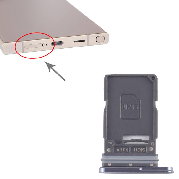 For Samsung Galaxy S25 Ultra SM-S938B Original SIM Card Tray, For Samsung Galaxy S25 Ultra(Original,US Version Single card), For Samsung Galaxy S25 Ultra(Original,US Version Single SIM)