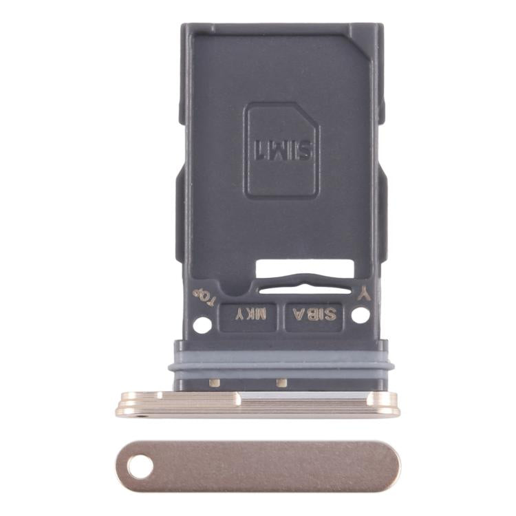 Tiroir de carte SIM d'origine pour Samsung Galaxy S24 SM-S921B (carte unique)