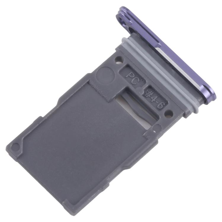 Tiroir de carte SIM d'origine pour Samsung Galaxy S24 SM-S921B (carte unique)