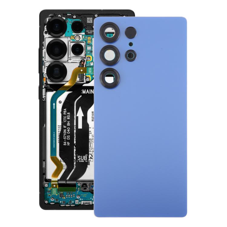 Cache arrière de batterie OEM pour Samsung Galaxy S25 Ultra SM-S938 avec cache d'objectif d'appareil photo, pour Samsung Galaxy S25 Ultra (avec cache d'objectif d'appareil photo)