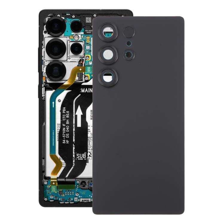 Cache arrière de batterie OEM pour Samsung Galaxy S25 Ultra SM-S938 avec cache d'objectif d'appareil photo, pour Samsung Galaxy S25 Ultra (avec cache d'objectif d'appareil photo)