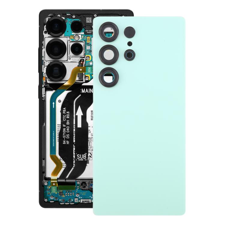 Cache arrière de batterie OEM pour Samsung Galaxy S25 Ultra SM-S938 avec cache d'objectif d'appareil photo, pour Samsung Galaxy S25 Ultra (avec cache d'objectif d'appareil photo)