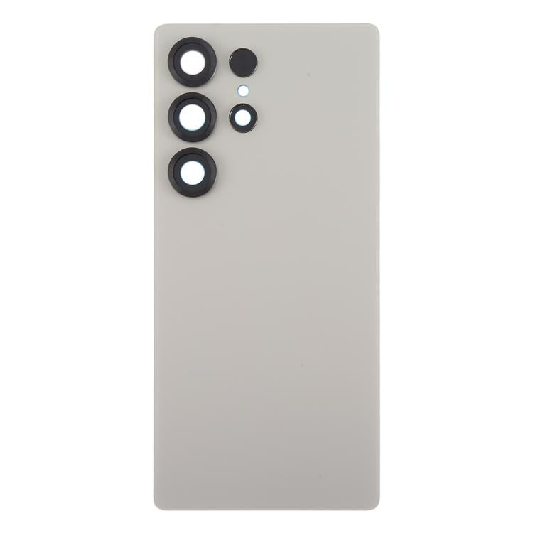 Cache arrière de batterie OEM pour Samsung Galaxy S25 Ultra SM-S938 avec cache d'objectif d'appareil photo, pour Samsung Galaxy S25 Ultra (avec cache d'objectif d'appareil photo)