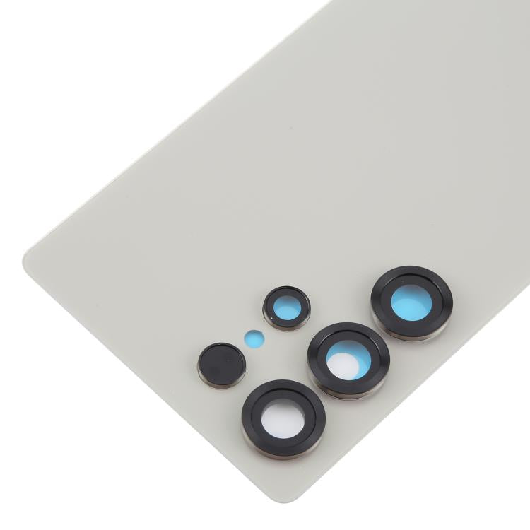 Cache arrière de batterie OEM pour Samsung Galaxy S25 Ultra SM-S938 avec cache d'objectif d'appareil photo, pour Samsung Galaxy S25 Ultra (avec cache d'objectif d'appareil photo)