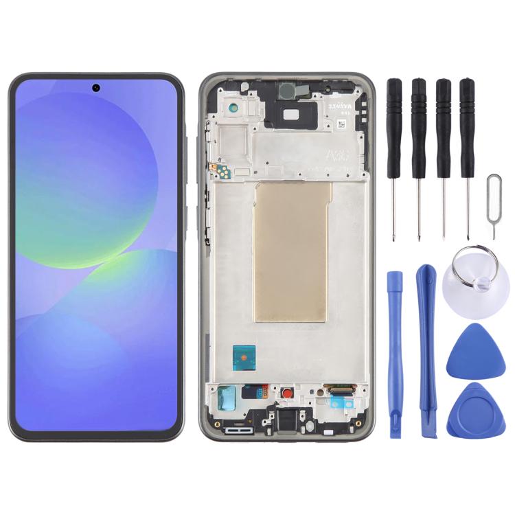 Écran LCD d'origine complet avec châssis pour Samsung Galaxy A36 SM-A366B