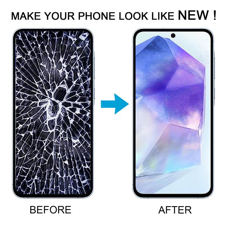 For Samsung Galaxy A55 SM-A556B Original LCD Screen Digitizer Full Assembly with Frame