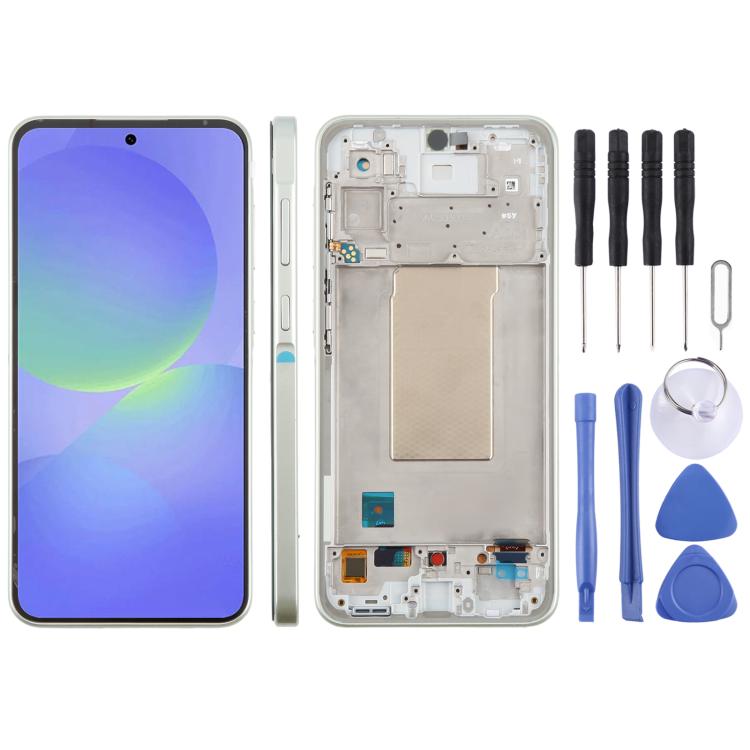 Pantalla LCD OLED digitalizadora de 6,67 pulgadas para Samsung Galaxy A36 SM-A366B, ensamblaje completo con marco