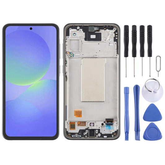 Pantalla LCD OLED digitalizadora de 6,67 pulgadas para Samsung Galaxy A36 SM-A366B, ensamblaje completo con marco