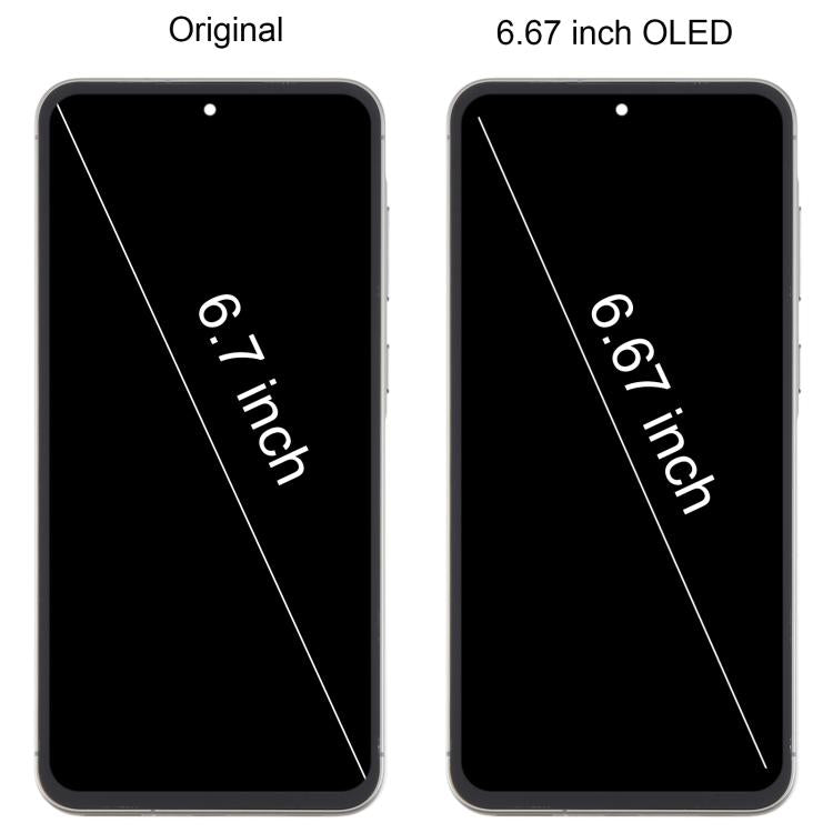 Écran LCD OLED 6,67 pouces avec châssis pour Samsung Galaxy A56 SM-A566B