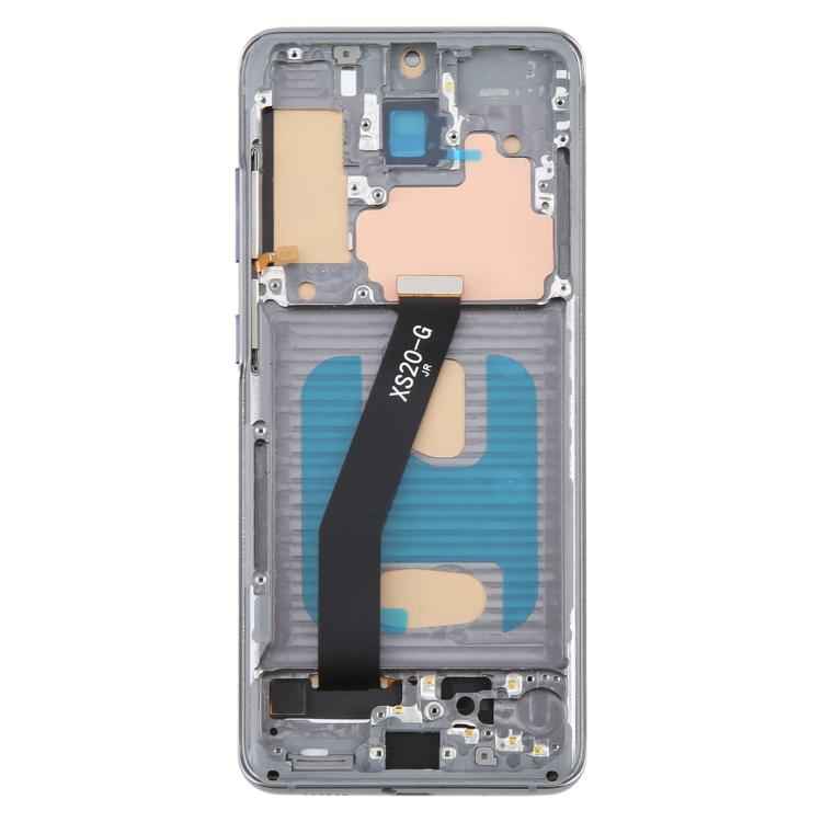 For Samsung Galaxy S20 5G SM-G981B TFT LCD Screen Digitizer Full Assembly with Frame