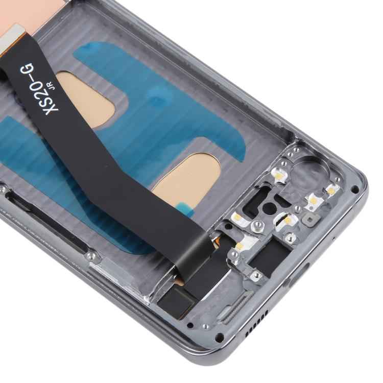 For Samsung Galaxy S20 5G SM-G981B TFT LCD Screen Digitizer Full Assembly with Frame