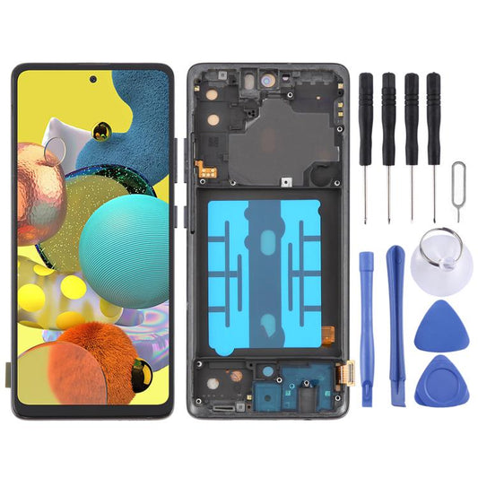 Écran LCD OLED 6,43 pouces avec châssis pour Samsung Galaxy A51 5G SM-A516