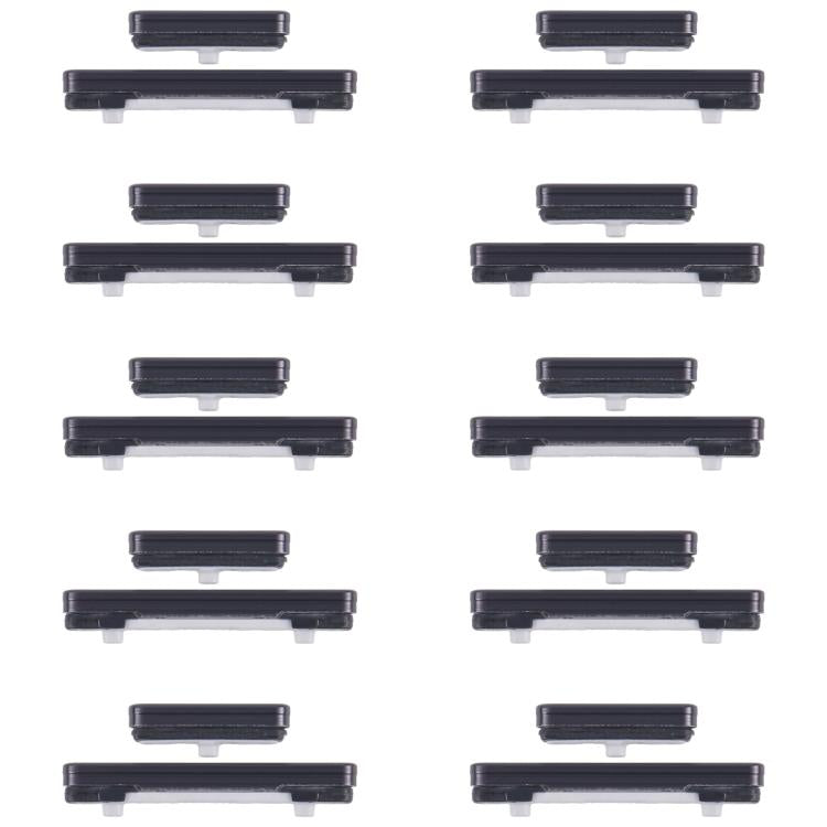 For Samsung Galaxy S23+ SM-S916B 10pcs Power Button and Volume Control Button, For Samsung Galaxy S23+