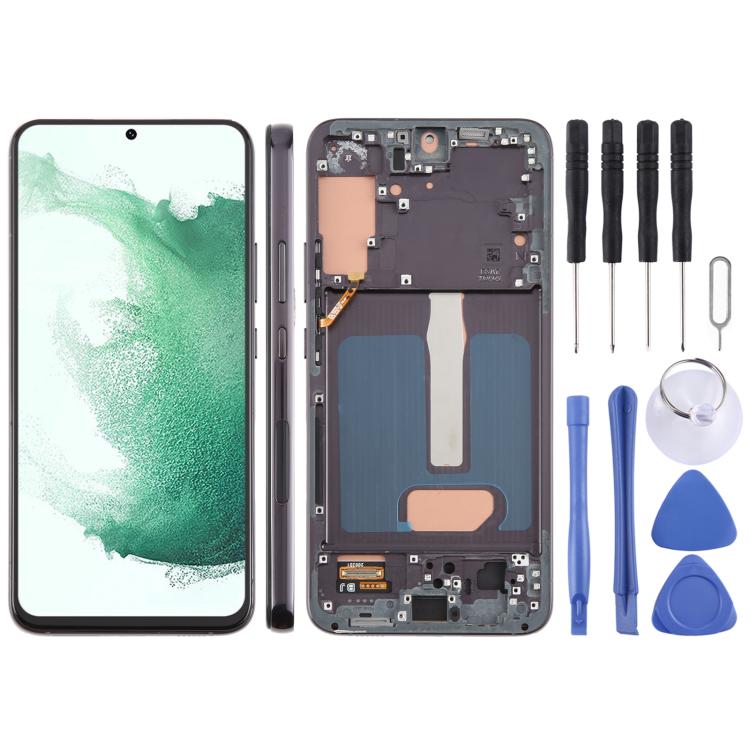 For Samsung Galaxy S22+ SM-S906B 6.43 inch TFT LCD Screen Digitizer Full Assembly with Frame, Not Supporting Fingerprint Identification, For Samsung Galaxy S22+ SM-S906B 6.43 inch(Not Fingerprint)