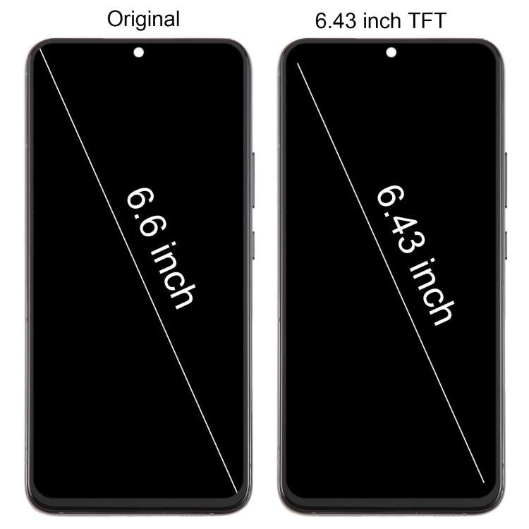 For Samsung Galaxy S22+ SM-S906B 6.43 inch TFT LCD Screen Digitizer Full Assembly with Frame, Not Supporting Fingerprint Identification, For Samsung Galaxy S22+ SM-S906B 6.43 inch(Not Fingerprint)