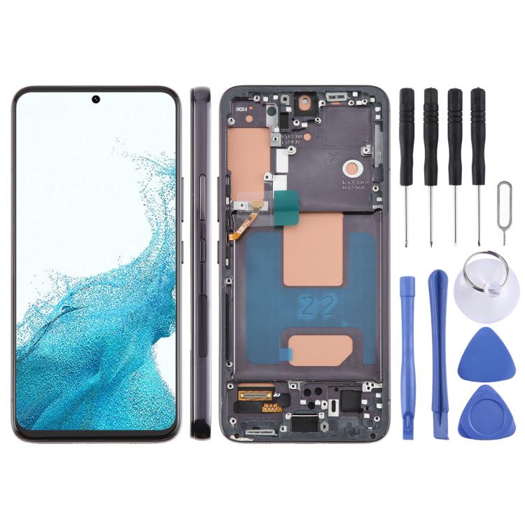 For Samsung Galaxy S22 SM-S901B 5.96 inch TFT LCD Screen Digitizer Full Assembly with Frame, Not Supporting Fingerprint Identification, For Samsung Galaxy S22 SM-S901B 5.96 inch(Not Fingerprint)
