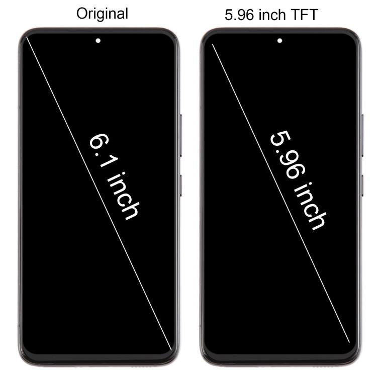 For Samsung Galaxy S22 SM-S901B 5.96 inch TFT LCD Screen Digitizer Full Assembly with Frame, Not Supporting Fingerprint Identification, For Samsung Galaxy S22 SM-S901B 5.96 inch(Not Fingerprint)