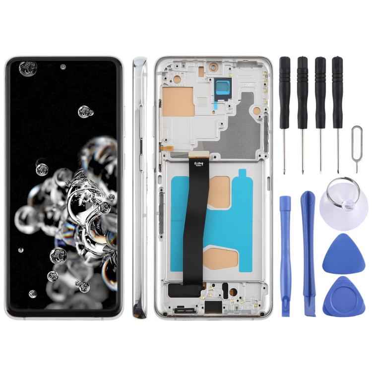 For Samsung Galaxy S20 Ultra SM-G988B 6.78 inch TFT LCD Screen Digitizer Full Assembly with Frame, Not Supporting Fingerprint Identification, For Samsung Galaxy S20 Ultra SM-G988B 6.78 inch(Not Fingerprint)