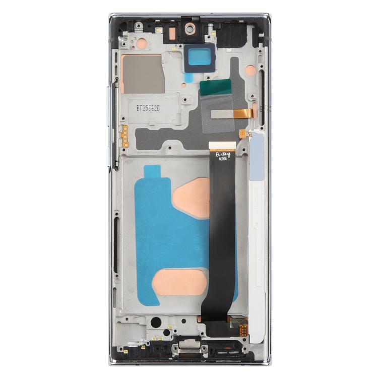 For Samsung Galaxy Note20 Ultra SM-N986B 6.72 inch TFT LCD Screen Digitizer Full Assembly with Frame, Not Supporting Fingerprint Identification