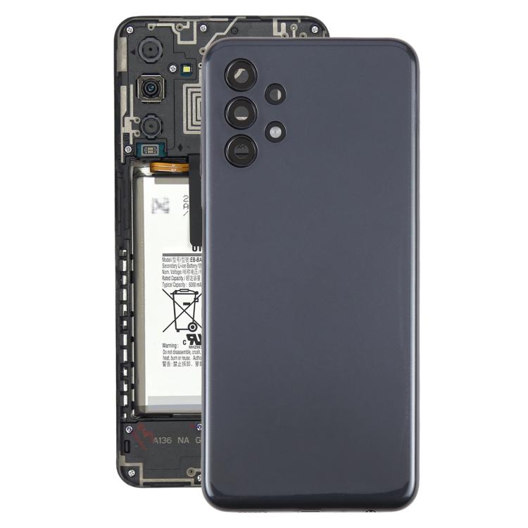 Coque arrière avec cache objectif pour Samsung Galaxy A13 SM-A135F, compatible avec Samsung Galaxy A13 (avec cache objectif)
