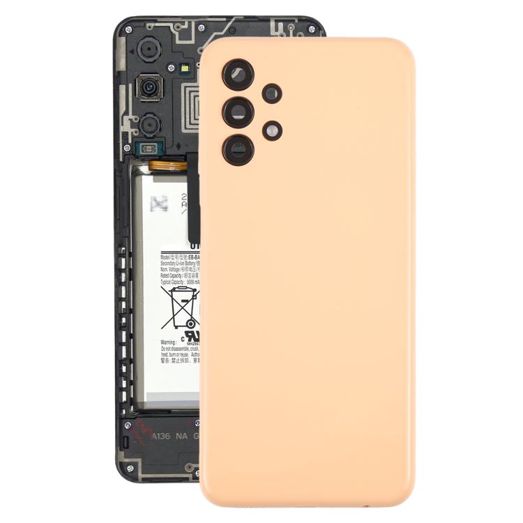For Samsung Galaxy A13 SM-A135F Back Cover with Camera Lens Cover, For Samsung Galaxy A13(with Camera Lens Frame)