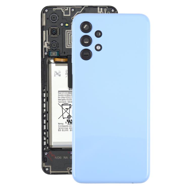 Coque arrière avec cache objectif pour Samsung Galaxy A13 SM-A135F, compatible avec Samsung Galaxy A13 (avec cache objectif)