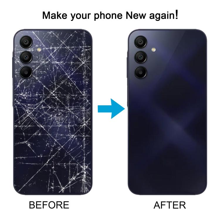 For Samsung Galaxy A15 SM-A155F Back Cover with Camera Lens Cover, For Samsung Galaxy A15