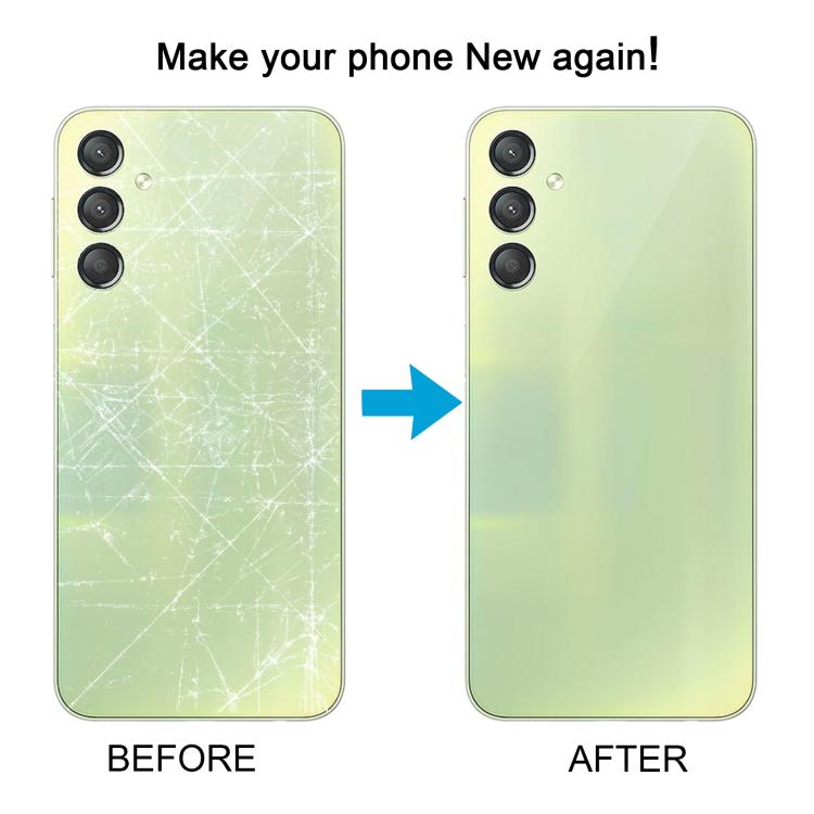 For Samsung Galaxy A24 SM-A245 Back Cover with Camera Lens Cover, For Samsung Galaxy A24