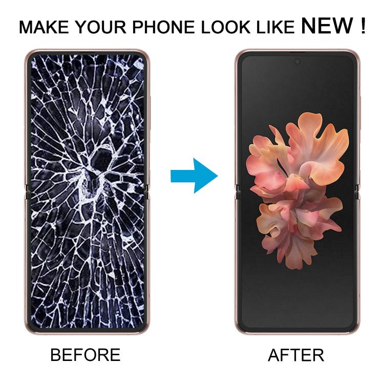 For Samsung Galaxy Z Flip 5G SM-F707 LCD Screen Digitizer Full Assembly with Frame, For Samsung Galaxy Z Flip 5G