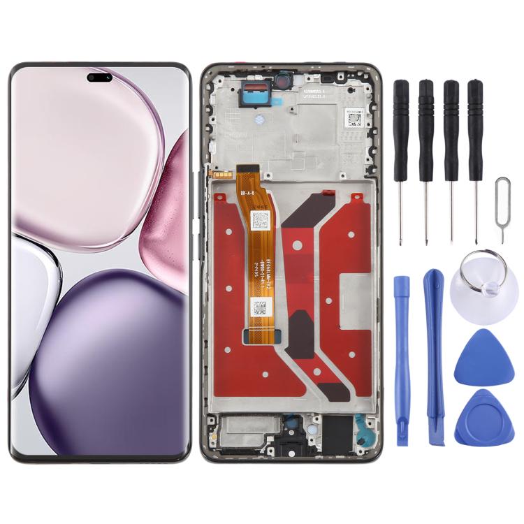 For Honor Magic7 Lite Original LCD Screen Digitizer Full Assembly with Frame