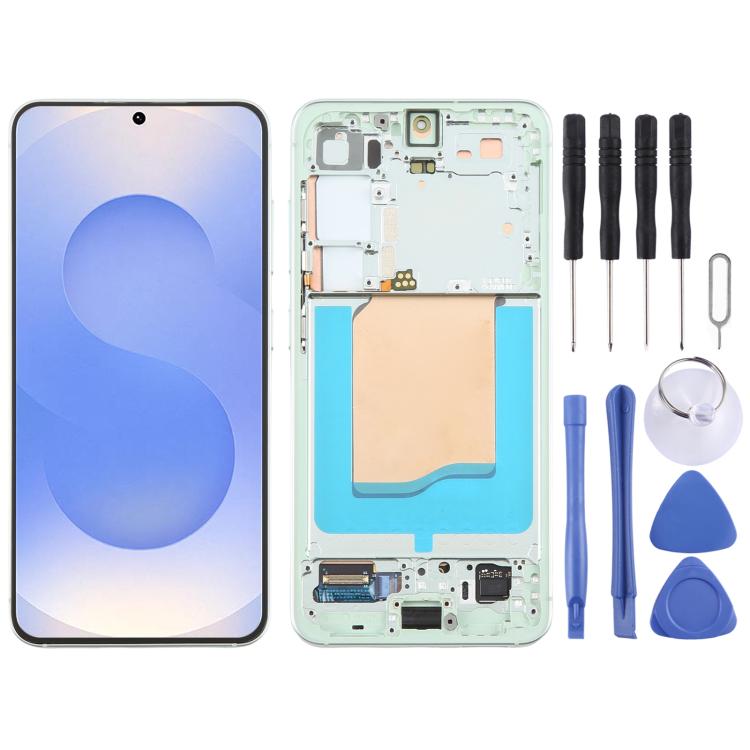 For Samsung Galaxy S25 SM-S931B OLED LCD Screen Digitizer Full Assembly with Frame, For Samsung Galaxy S25(OLED)