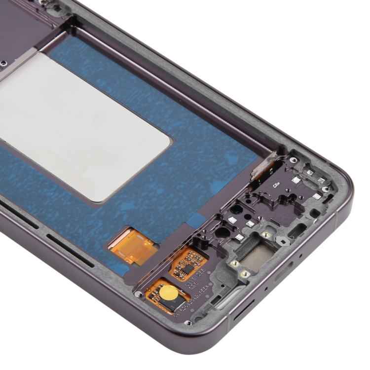 For Galaxy S24 FE SM-S721B Original LCD Screen Digitizer Full Assembly with Frame, For Galaxy S24 FE(Original)