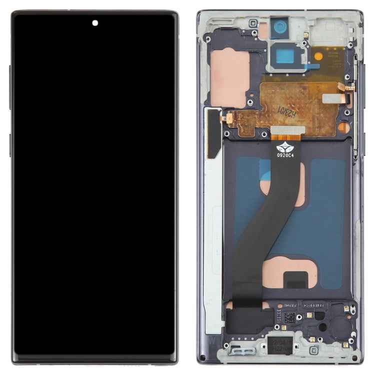 TFT Material LCD Screen for Samsung Galaxy Note10 Digitizer Full Assembly With Frame/Handwriting, Not Supporting Fingerprint Identification - BSPART