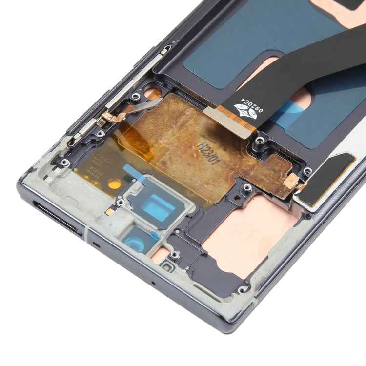 TFT Material LCD Screen for Samsung Galaxy Note10 Digitizer Full Assembly With Frame/Handwriting, Not Supporting Fingerprint Identification - BSPART