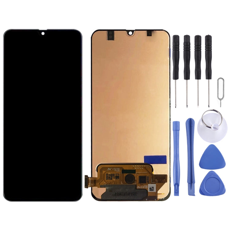 LCD Screen and Digitizer Full Assembly for Galaxy A70, M-A705F/DS, SM-A705FN/DS, SM-A705GM/DS, SM-A705MN/DS, SM-A7050