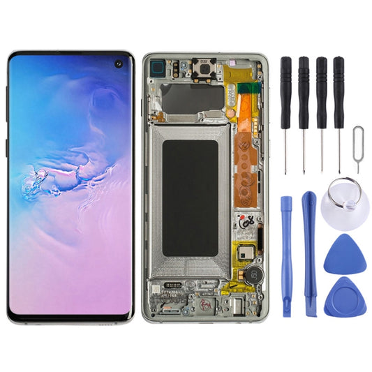 Écran LCD et numériseur complet avec châssis pour Galaxy S10 4G, Samsung Galaxy S10 4G (châssis), Galaxy S10 4G (châssis), Galaxy S10 4G