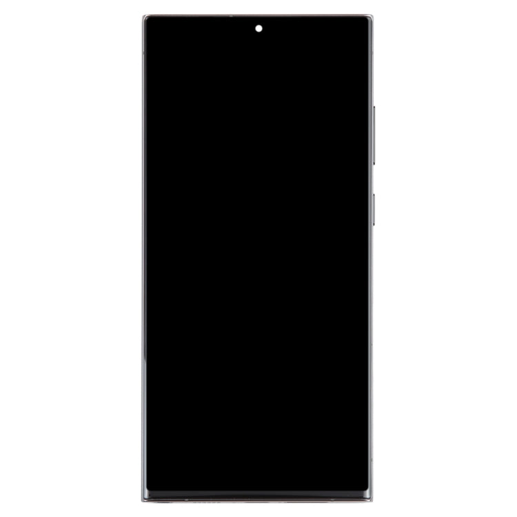 Pantalla LCD original para Samsung Galaxy S23 Ultra SM-S918U, edición UE, digitalizador, montaje completo con marco