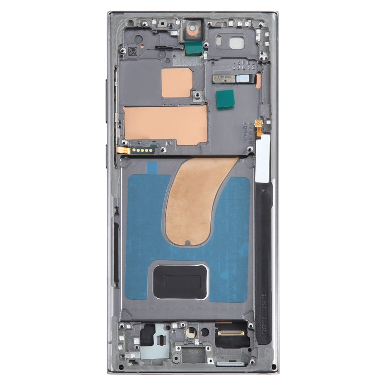 Pantalla LCD original para Samsung Galaxy S23 Ultra SM-S918U, edición UE, digitalizador, montaje completo con marco