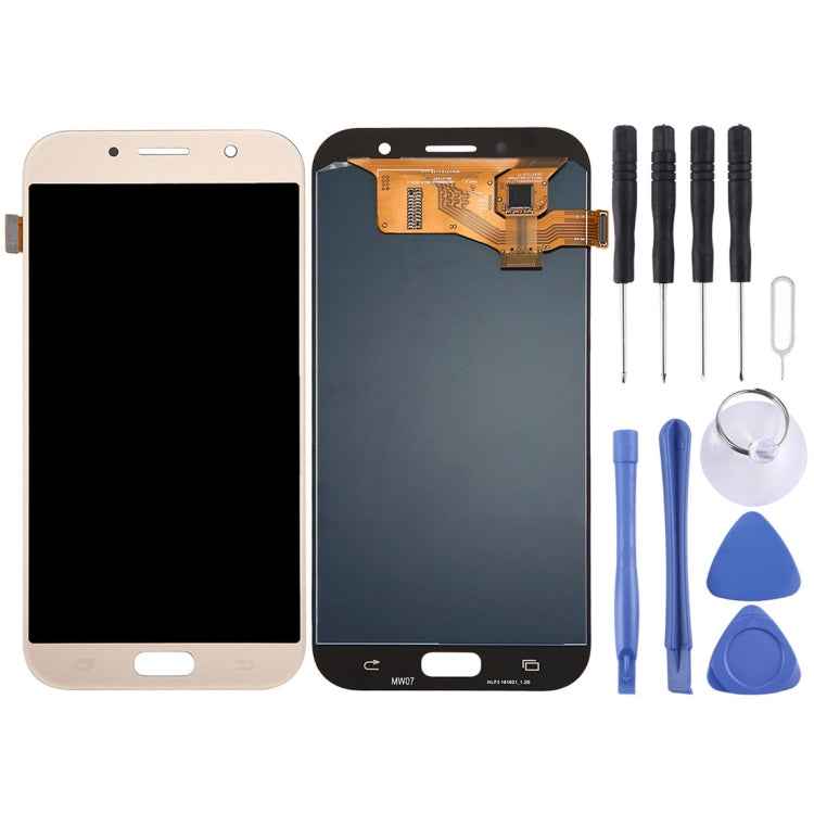 Original LCD Screen and Digitizer Full Assembly for Galaxy A7 (2017), A720F, A720F/DS, For Galaxy A7 (2017), For Samsung Galaxy A7 (2017), For Galaxy A7 (2017) / A720F