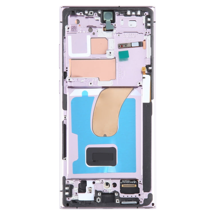 Digitalizador de pantalla LCD original para Samsung Galaxy S23 Ultra SM-S918B, ensamblaje completo con marco
