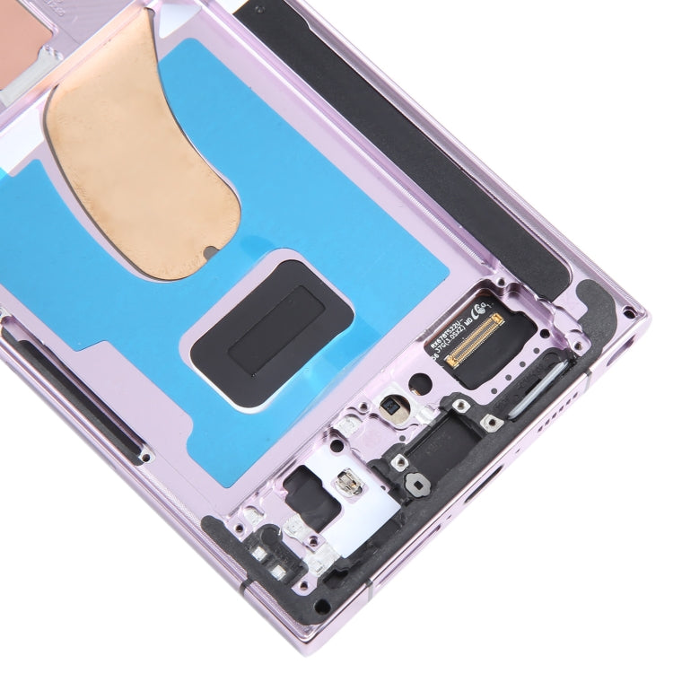 Digitalizador de pantalla LCD original para Samsung Galaxy S23 Ultra SM-S918B, ensamblaje completo con marco