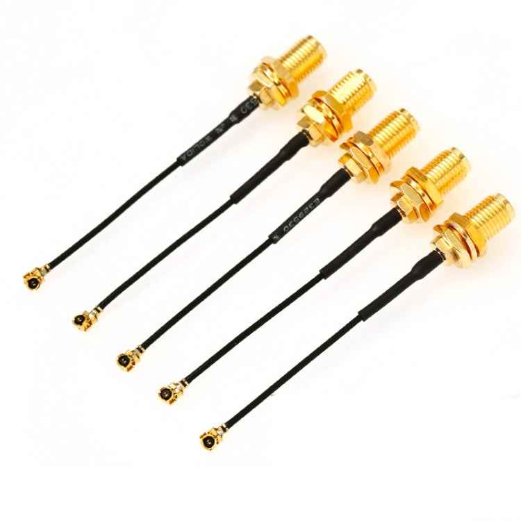 5 PCS / Set RG178 Ufl / IPX / IPEX to SMA Female Adapter Braid Cable, Length:20cm