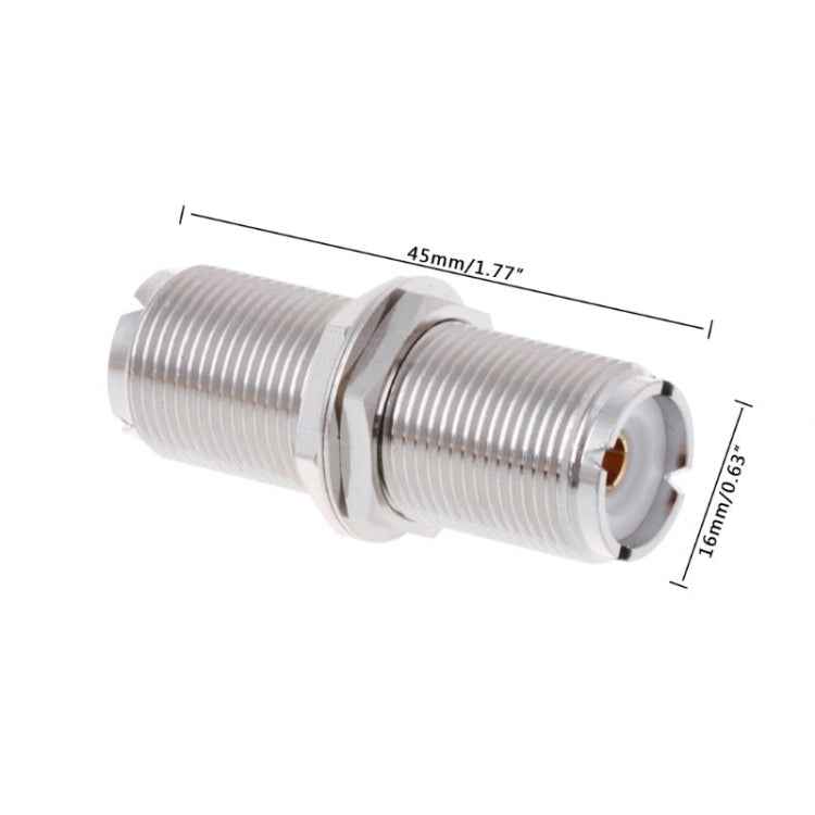 UHFKKY UHF Female to Female Connector Adpter, Extension Version