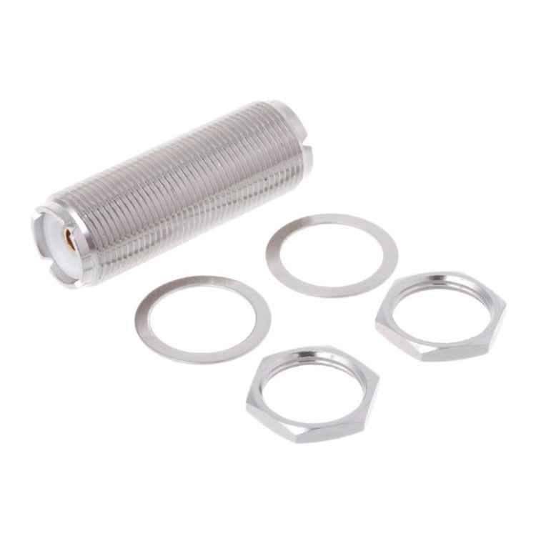 UHFKKY UHF Female to Female Connector Adpter, Extension Version